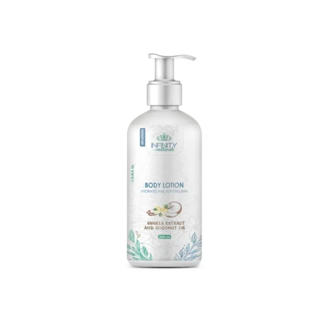 Infinity Naturals — لوشن الفانيليا وجوز الهند