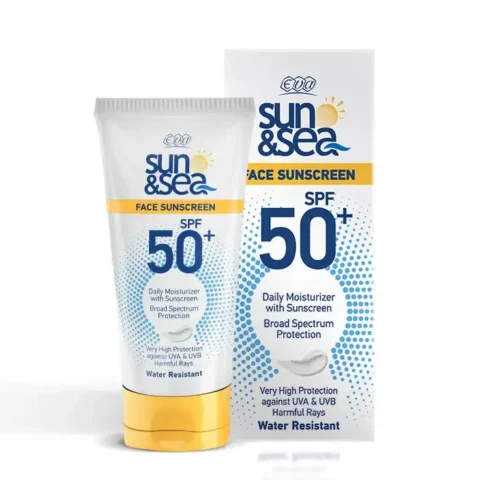 Eva Cosmetics — واقي شمس صن آند سي للوجه SPF50+